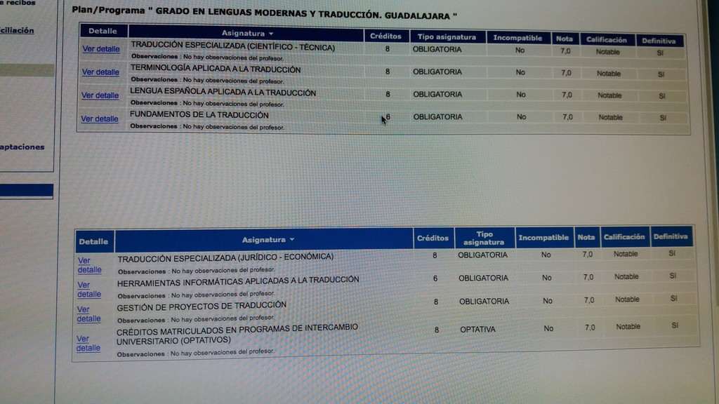 ¿Cuánto cuesta convalidar una asignatura de la universidad?