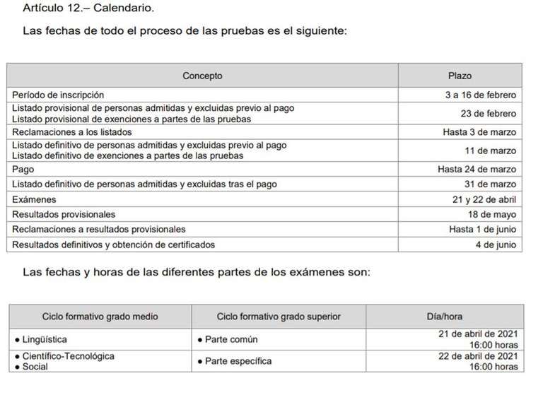 Prueba de Acceso a Grado Medio: Qué es, cuándo y cómo se celebra